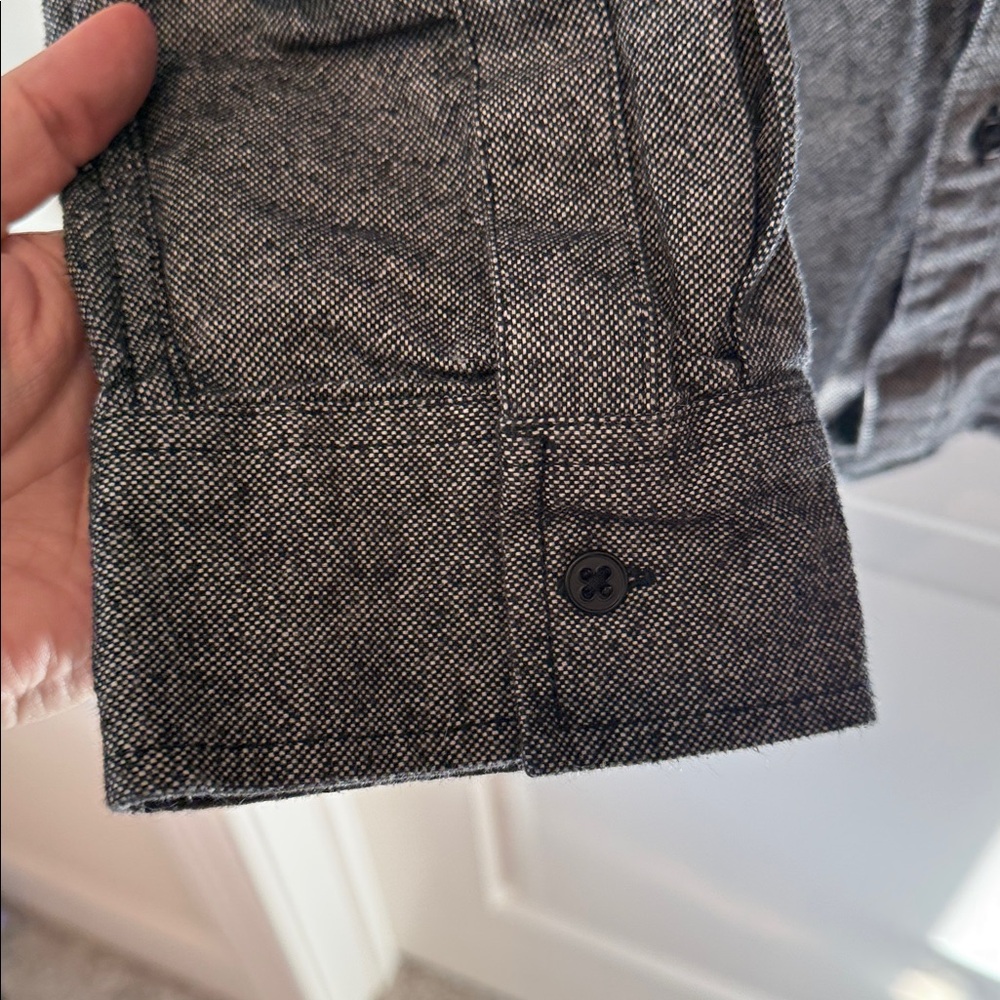 Vans Dark Gray Flannel Button-Down - image 5